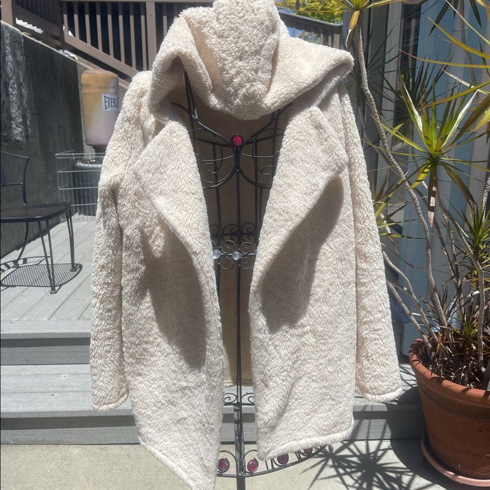 Brandy fuzzy jacket